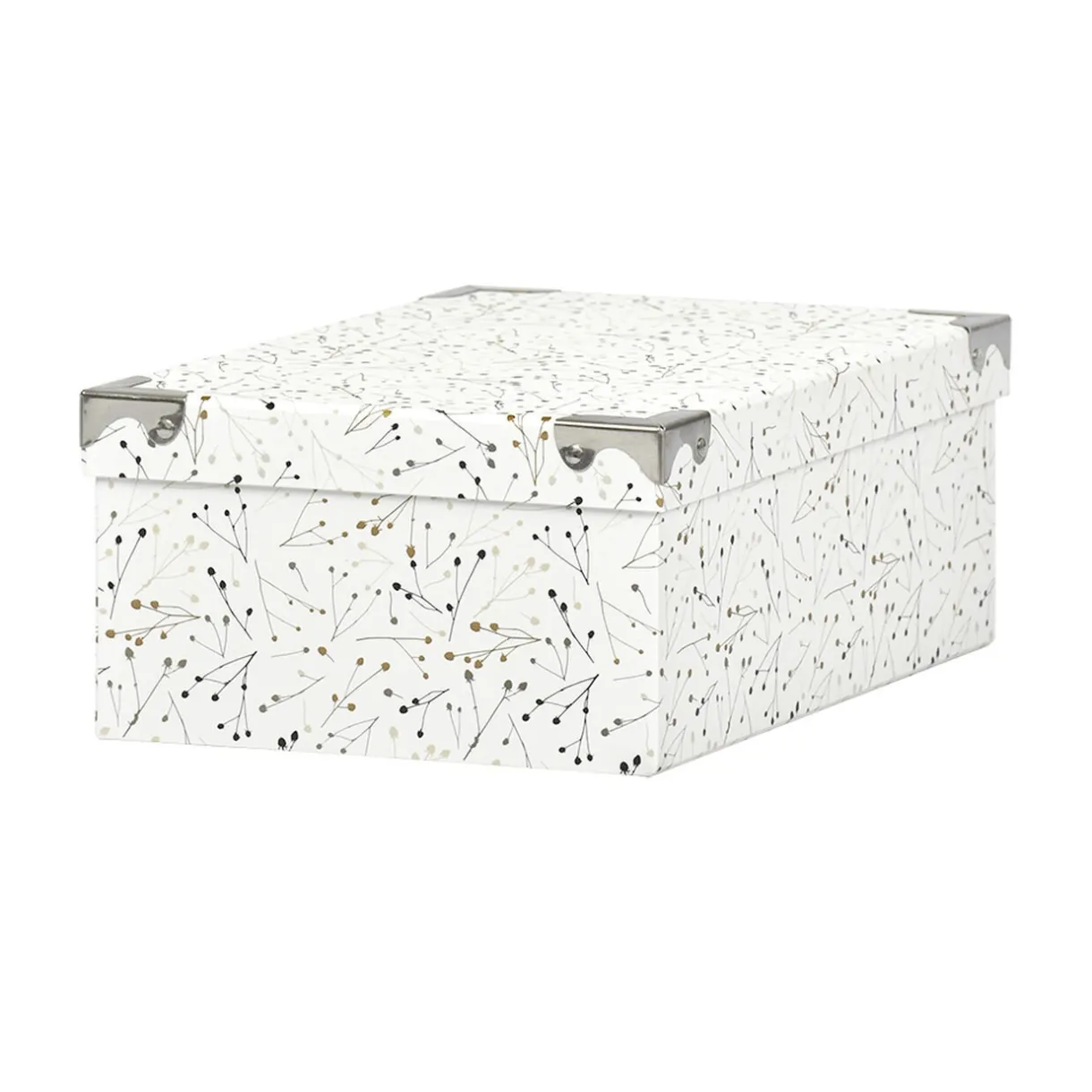 Entretien Du Linge|Gifi Boîte de rangement en carton L.28 x l.19,5 x H.10,8 cm