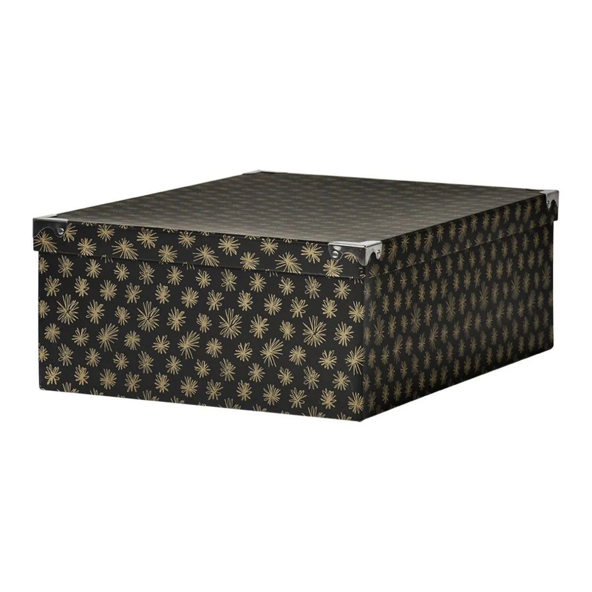 Entretien Du Linge|Gifi Boîte de rangement en carton L.48 x l.33,5 x H.16 cm