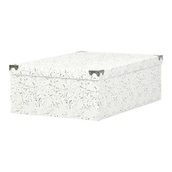 Entretien Du Linge|Gifi Boîte de rangement en carton L.48 x l.33,5 x H.16 cm