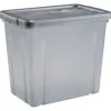 Rangement|Gifi Boîte de rangement en plastique gris fumée 8,8L
