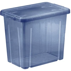 Rangement|Gifi Boîte de rangement en plastique bleu 8,8L