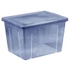 Rangement|Gifi Boîte de rangement en plastique bleu 18,8L