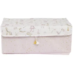 Rangement|Gifi Boîte de rangement enfant rose ou bleu x3 - 28x14xH14cm