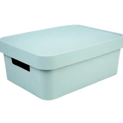 Rangement|Gifi Boîte de rangement grise 11 L