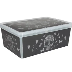 Rangement|Gifi Boîte de rangement 10L design tête de mort