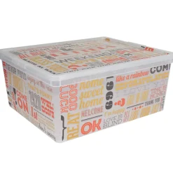 Rangement|Gifi Boîte de rangement 18L design weekend