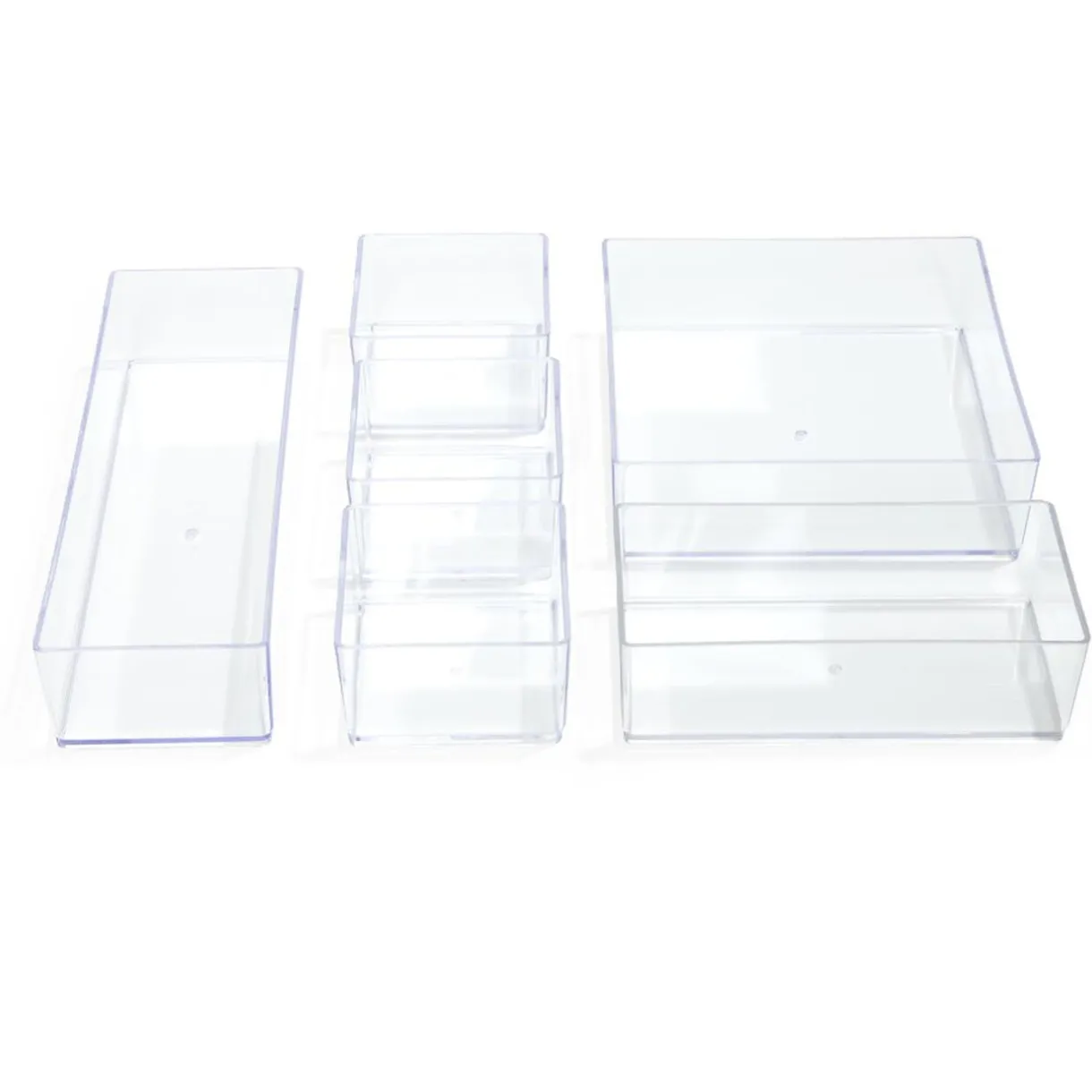 Best Gifi Boîte de rangement maquillage 6 compartiments interchangeables 30x22,5cm