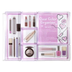 Best Gifi Boîte de rangement maquillage 6 compartiments interchangeables 30x22,5cm