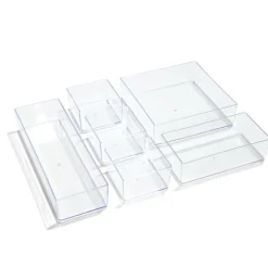 Best Gifi Boîte de rangement maquillage 6 compartiments interchangeables 30x22,5cm