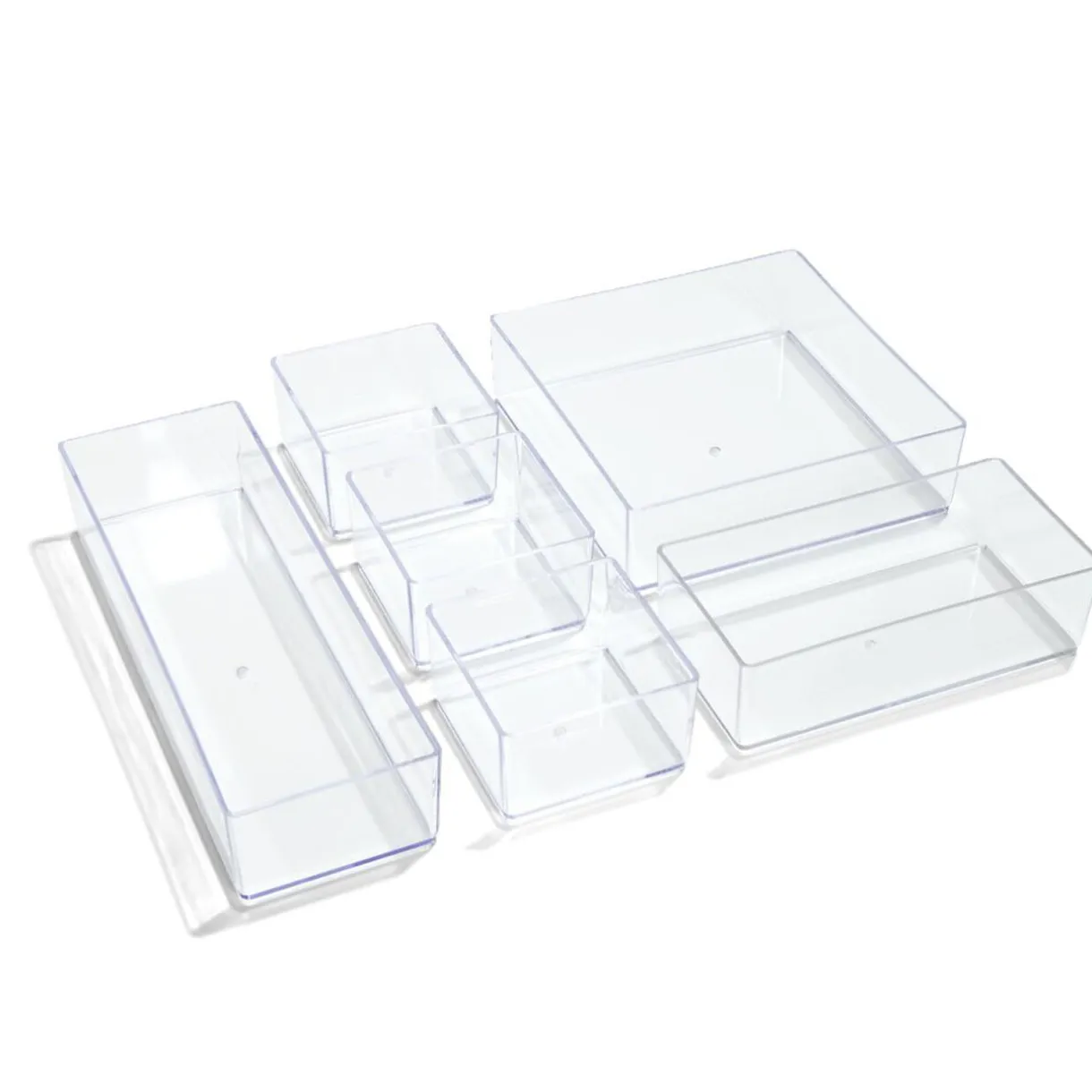 Best Gifi Boîte de rangement maquillage 6 compartiments interchangeables 30x22,5cm