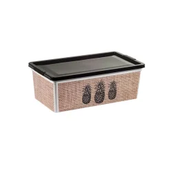 Rangement|Gifi Boîte de rangement motif ananas 6 L