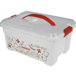 Rangement|Gifi Boîte de rangement pharmacie 12 L