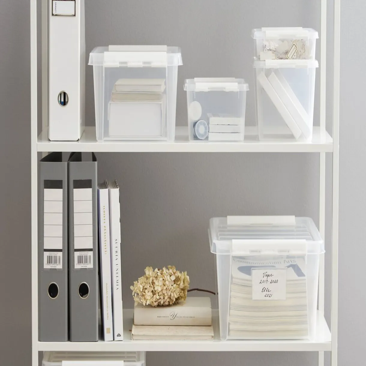 Entretien Du Linge|Gifi Boîte de rangement plastique transparent 1L