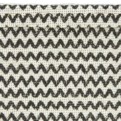Entretien Du Linge|Gifi Boîte de rangement rectangulaire décor zig zag noir blanc