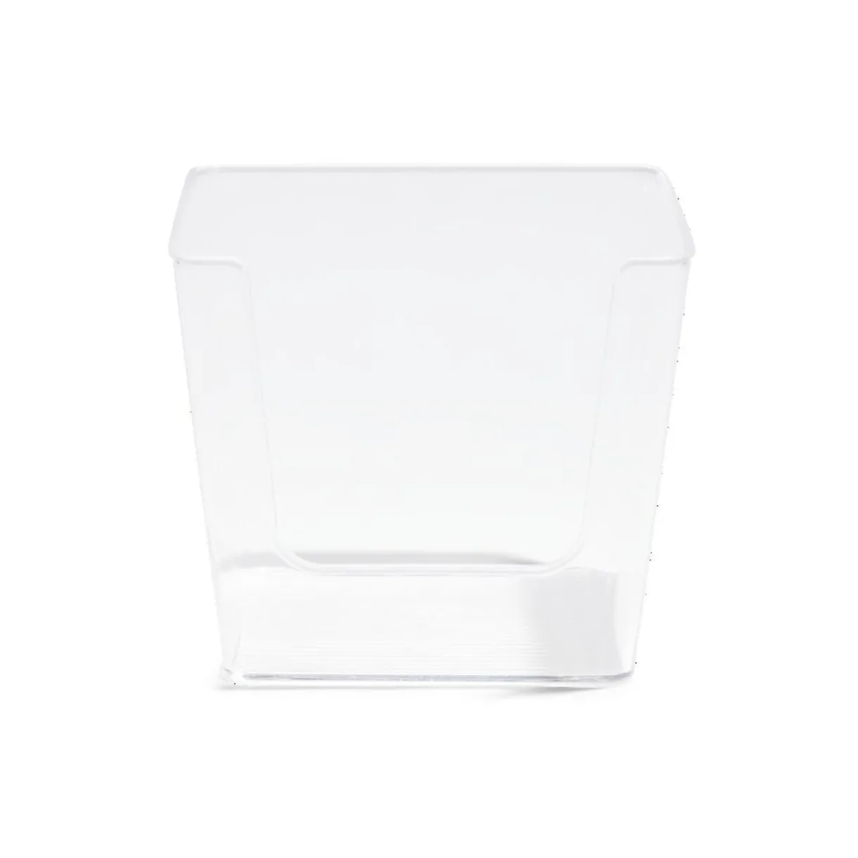 Best Gifi Boîte de rangement salle de bain plastique transparent 16,5x16,5xH14,5 cm