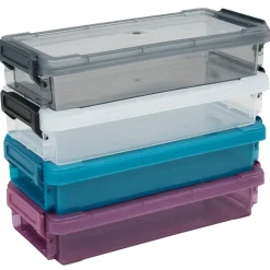 Rangement|Gifi Boîte de rangement transparente à clip 0,55L