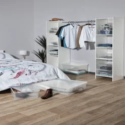 Rangement|Gifi Boîte de rangement transparente 18 L