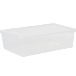 Rangement|Gifi Boîte de rangement transparente 22 L