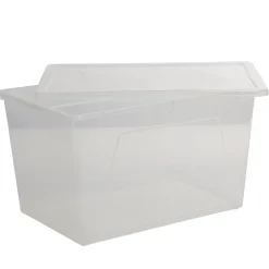 Rangement|Gifi Boîte de rangement transparente 46 L