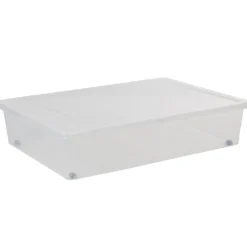 Rangement|Gifi Boîte de rangement transparente 55 L