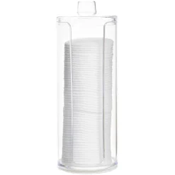 Outlet Gifi Boîte de rangement transparente pour coton