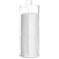 Outlet Gifi Boîte de rangement transparente pour coton