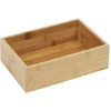 New Gifi Boîte en bambou organisateur L.22,5xl.15xH.6,5 cm