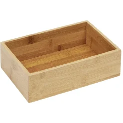 New Gifi Boîte en bambou organisateur L.22,5xl.15xH.6,5 cm