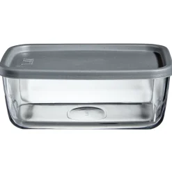 Boîte en verre avec couvercle 1,17 L^Gifi Online