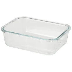 Boîte en verre et bambou 1,5 L^Gifi