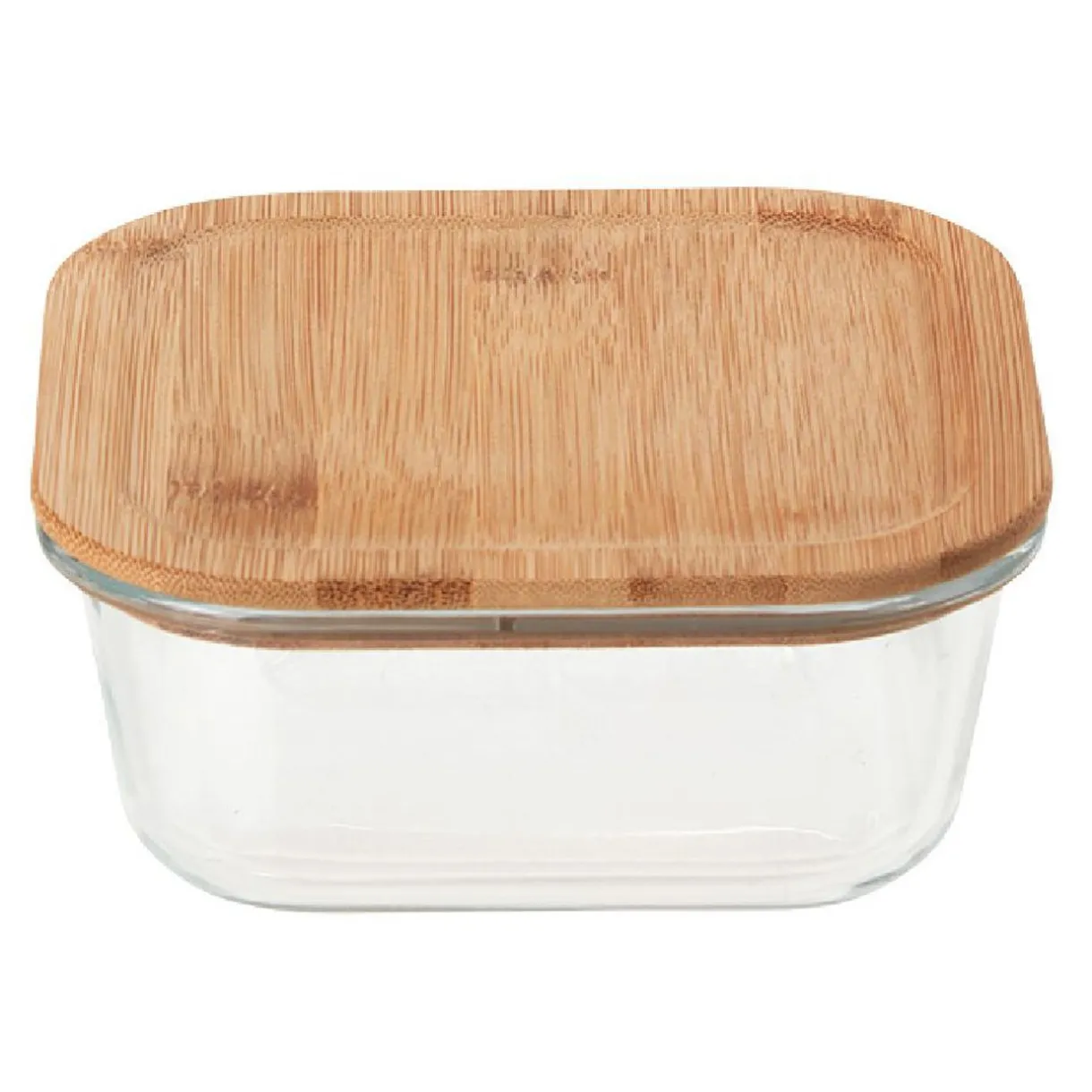 Boîte en verre et bambou 800 ml^Gifi Best