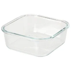 Boîte en verre et bambou 1,1 L^Gifi