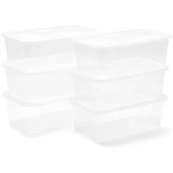 Rangement|Gifi Boîte 6L plastique transparent x6