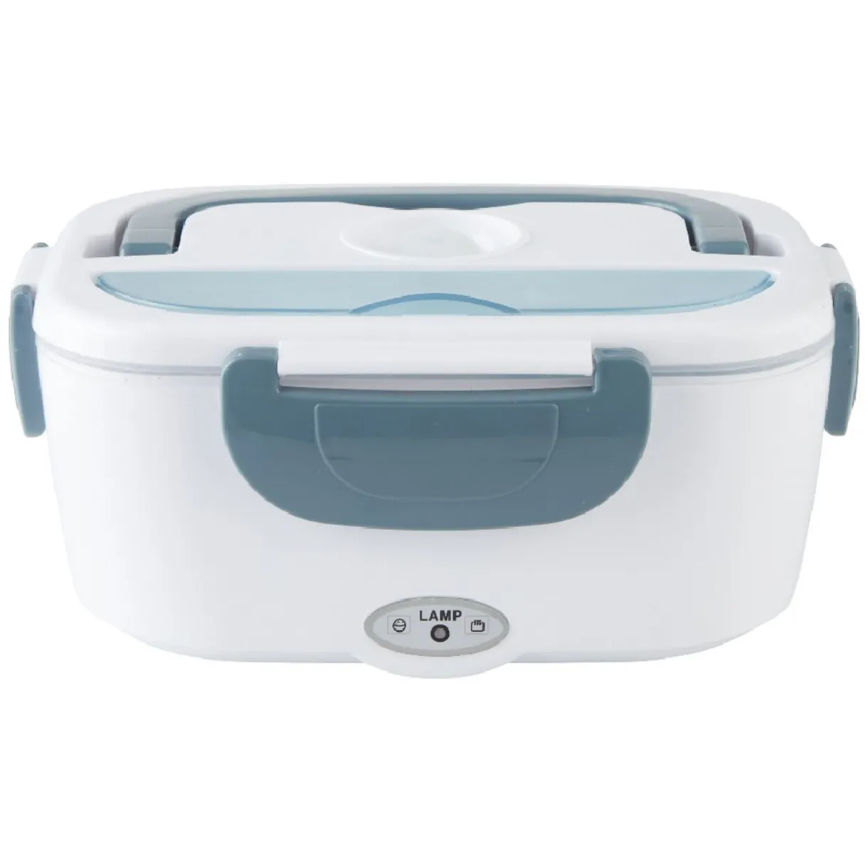 Boîte lunch chauffante 2 compartiments 1 cuillère^Gifi Sale