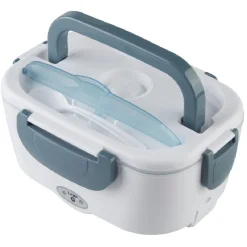 Boîte lunch chauffante 2 compartiments 1 cuillère^Gifi Sale