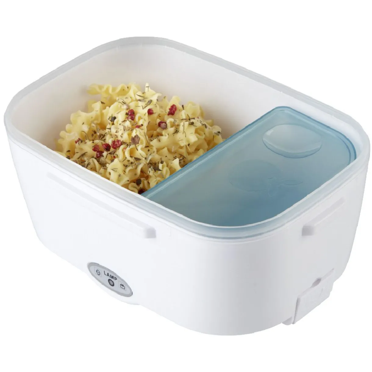 Boîte lunch chauffante 2 compartiments 1 cuillère^Gifi Sale