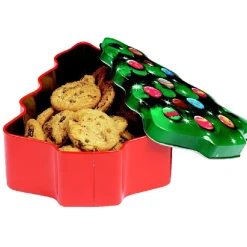 Boîte métal sapin de Noël^Gifi