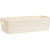 Hot Gifi Boîte plastique beige 25x11xH7cm