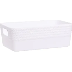 Clearance Gifi Boîte plastique blanc 20x11xH7cm