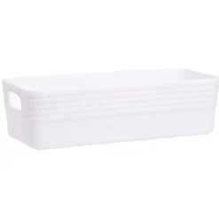 Sale Gifi Boîte plastique blanc 25x11xH7cm