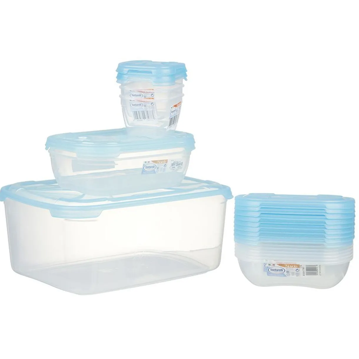 Boîte plastique bleu x12^Gifi Outlet