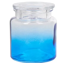 Nettoyage Et Entretien|Gifi Boîte poubelle à coton effet tie and die bleu