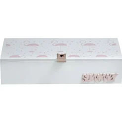 Rangement|Gifi Boîte range bureau blanche et rose design Sweet exotic