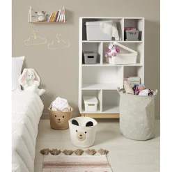 Entretien Du Linge|Gifi Boîte rangement en plastique design relief 17,5L