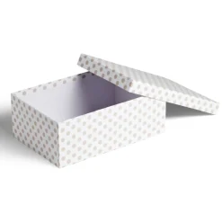 Rangement|Gifi Boîte rectangulaire en carton imprimé 32x21,5xH11,8cm