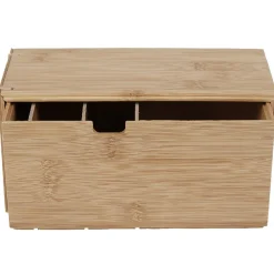 Boîte tiroir à dosettes bambou naturel^Gifi Discount