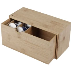 Boîte tiroir à dosettes bambou naturel^Gifi Hot