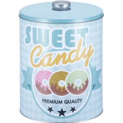 Boîte vintage encastrable bleue rose et jaune x3^Gifi Discount