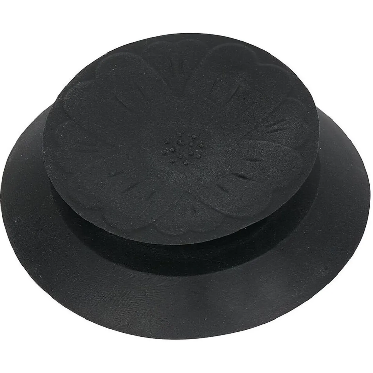 Gifi Bouchon d'évier plastique noir