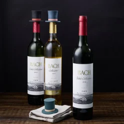 Bouchon silicone bouteille de vin forme chapeau Ø3,5xH6cm^Gifi Discount
